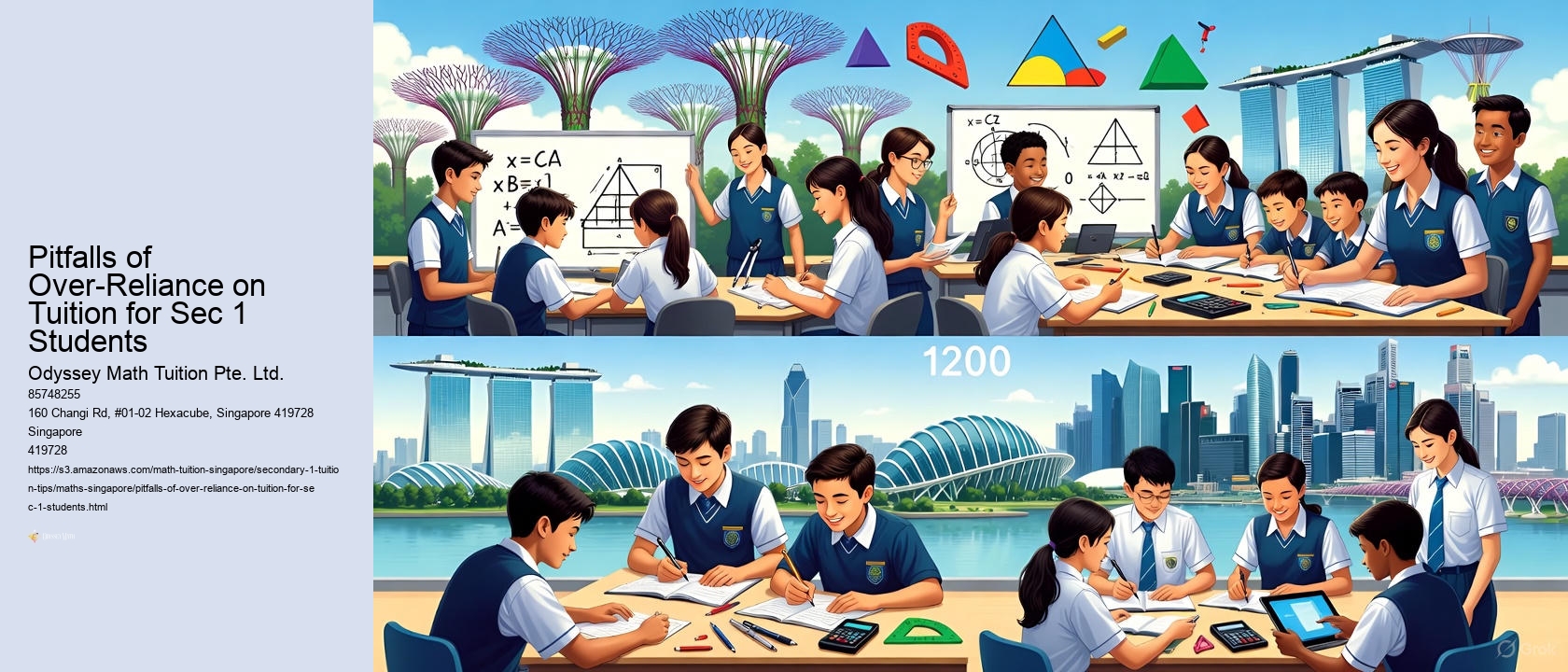 Pitfalls of Over-Reliance on Tuition for Sec 1 Students