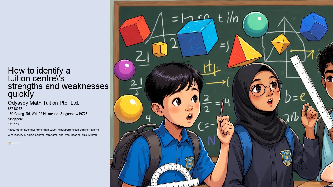 How to identify a tuition centre's strengths and weaknesses quickly