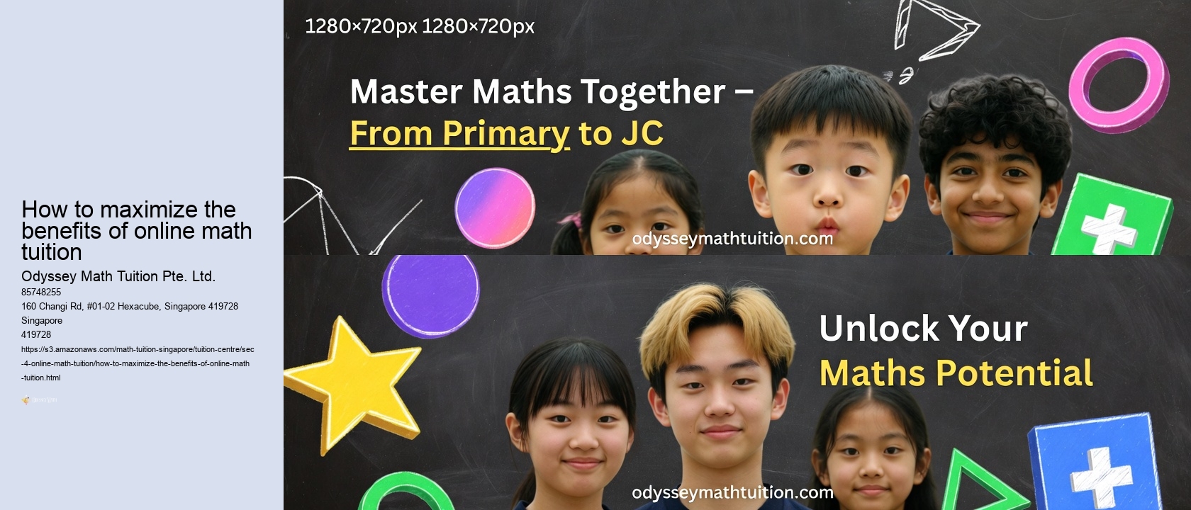 How to maximize the benefits of online math tuition