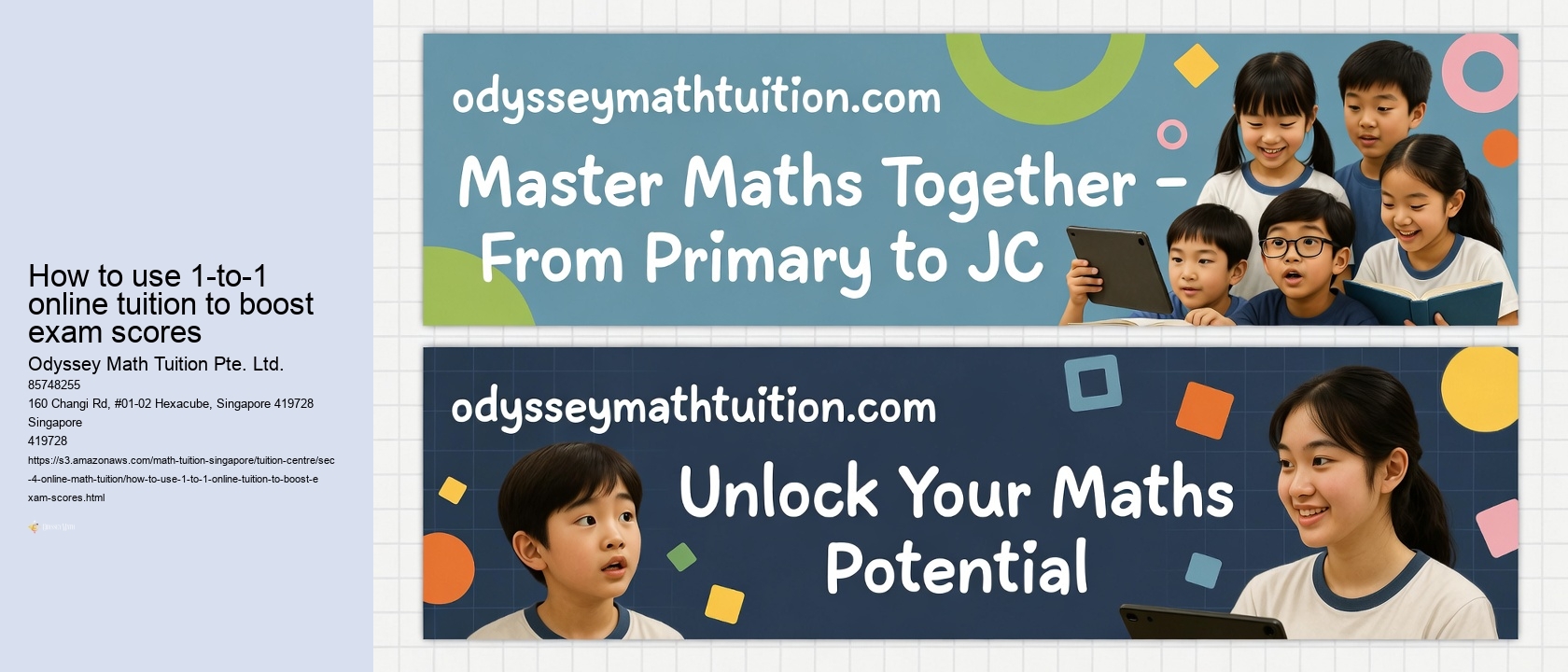 How to use 1-to-1 online tuition to boost exam scores
