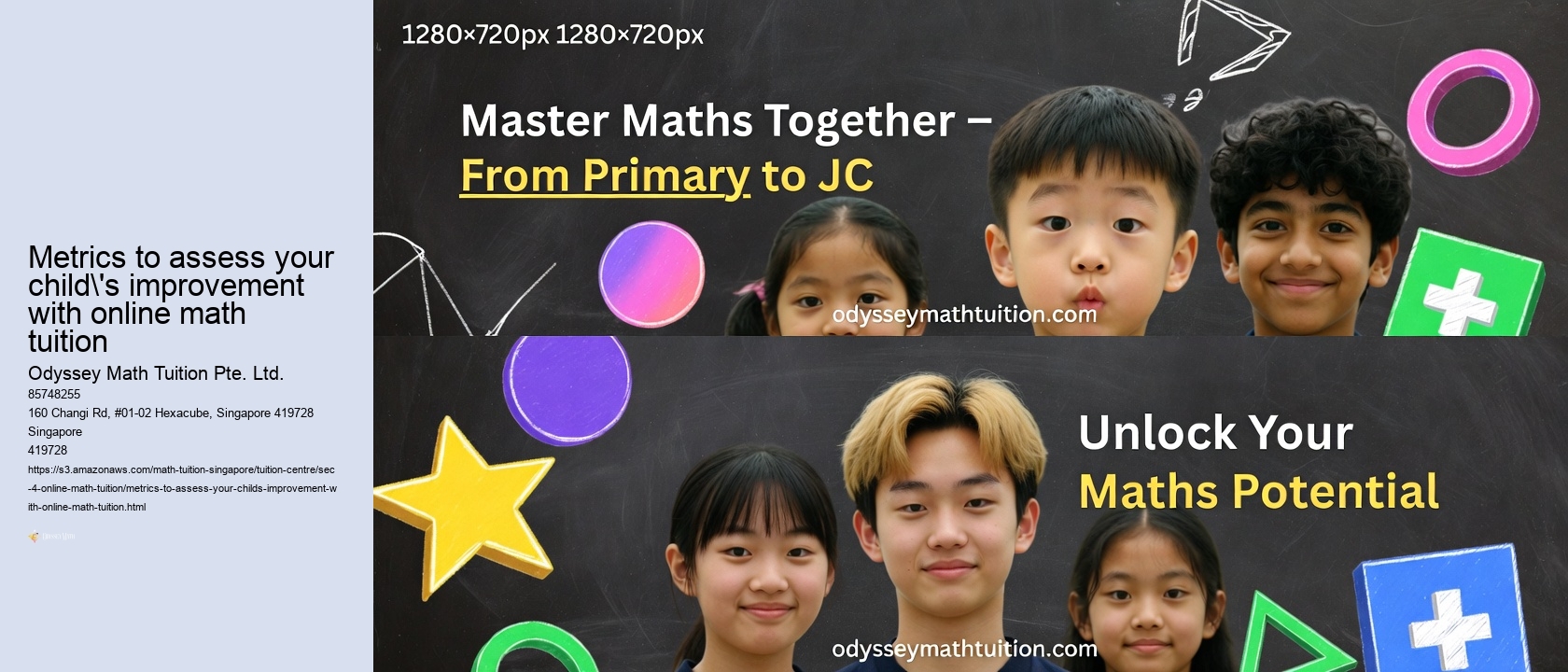 Metrics to assess your child's improvement with online math tuition