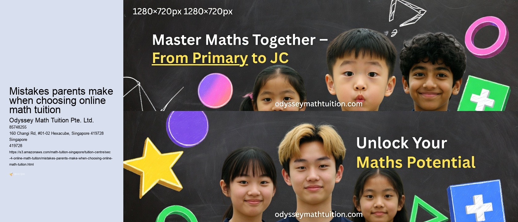 Mistakes parents make when reviewing online math tuition progress