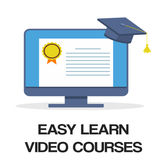 Easy Learn Video Courses Logo Images