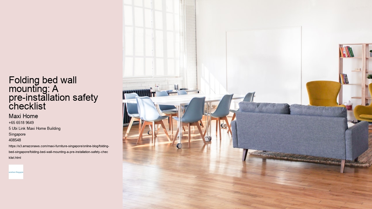 Folding bed wall mounting: assessing wall type and load capacity