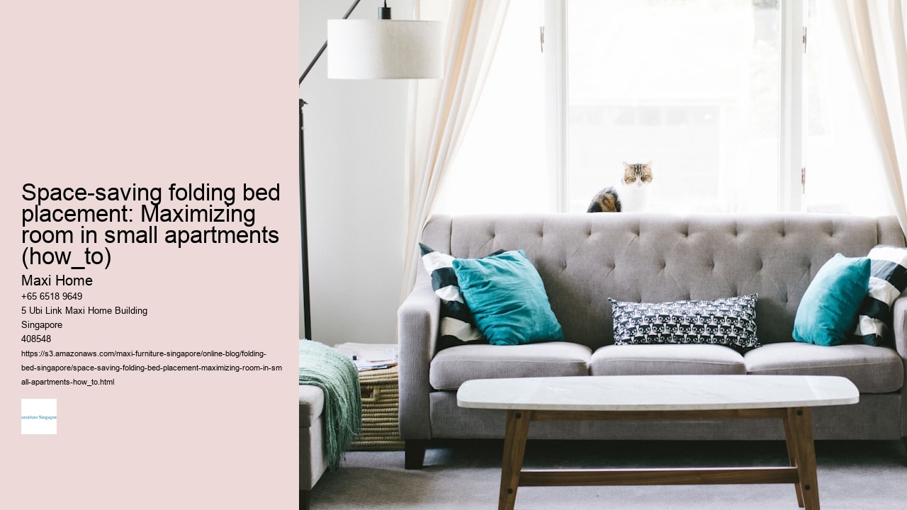 Space-saving folding bed placement: Maximizing room in small apartments (how_to)