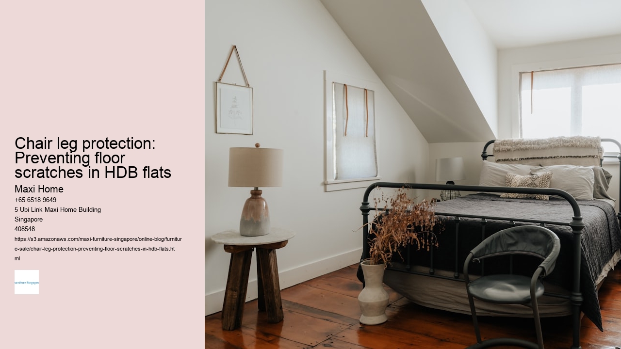 Chair leg protection: Preventing floor scratches in HDB flats