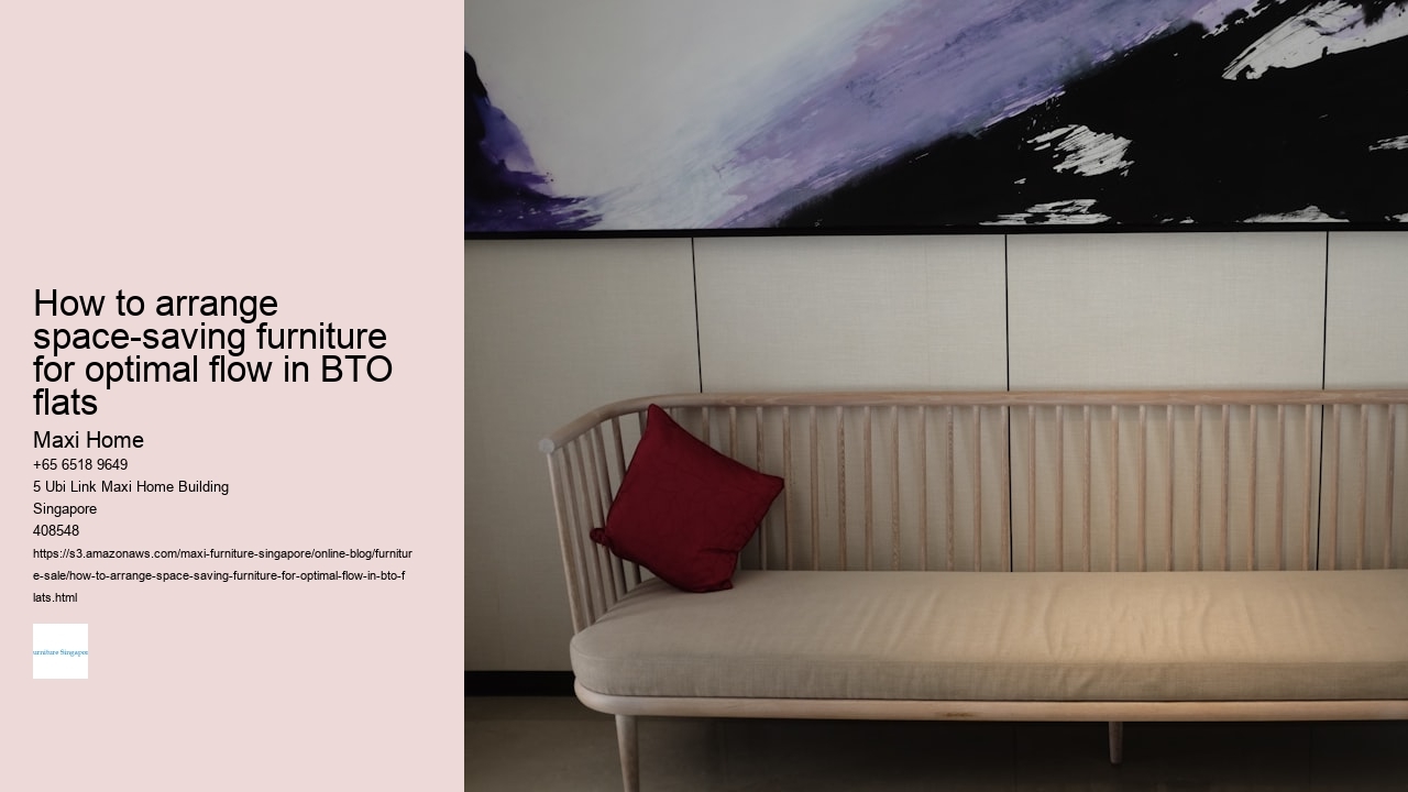 How to arrange space-saving furniture for optimal flow in BTO flats