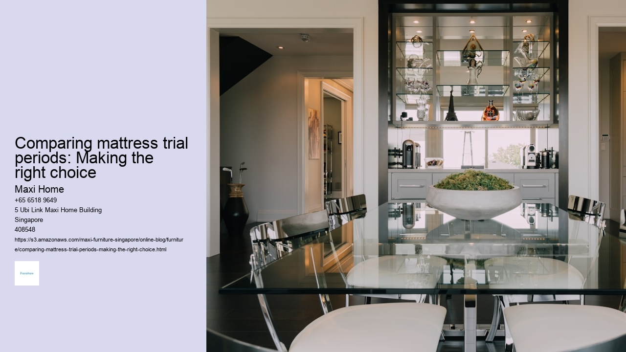 Comparing mattress trial periods: Making the right choice Maxi Home Comparing mattress trial periods: Making the right choice
