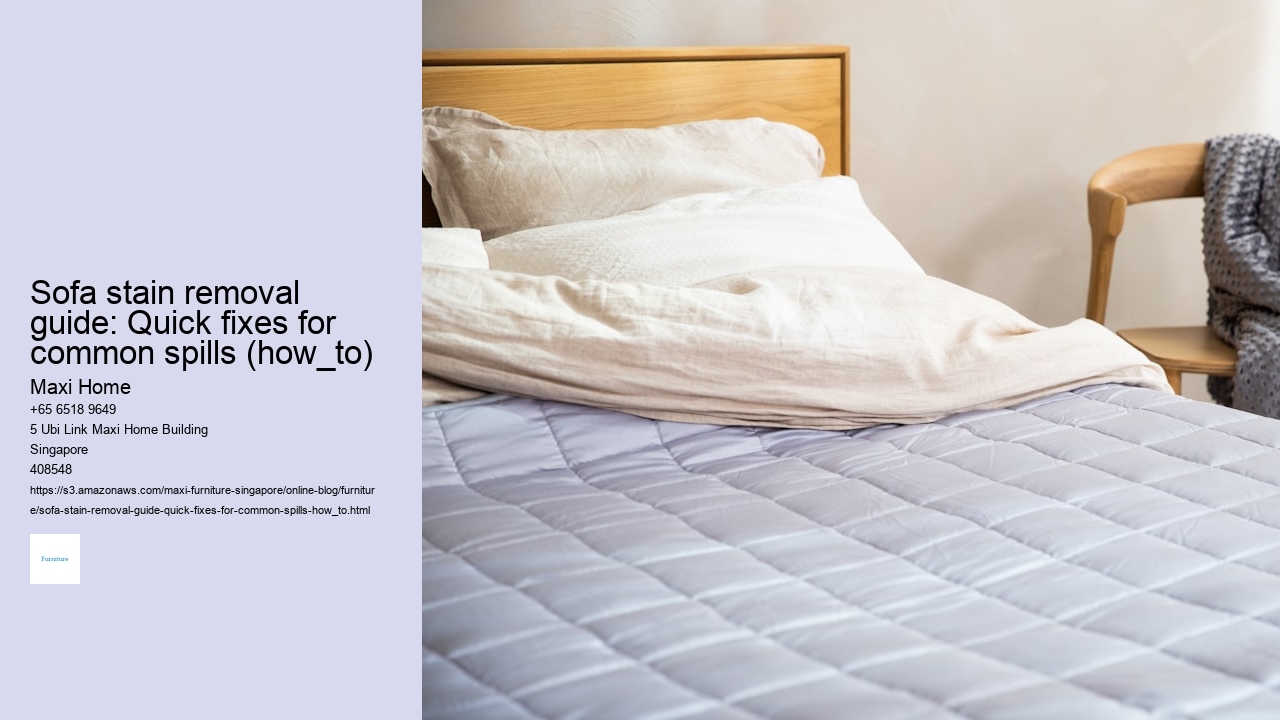 Sofa stain removal guide: Quick fixes for common spills (how_to)