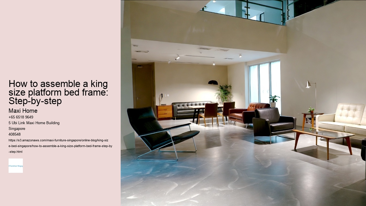 How to assemble a king size platform bed frame: Step-by-step Maxi Home How to assemble a king size platform bed frame: Step-by-step