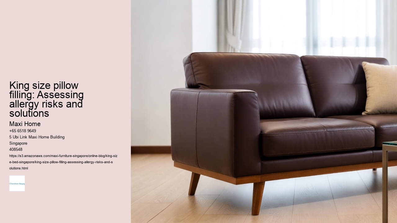 King size pillow filling: Assessing allergy risks and solutions