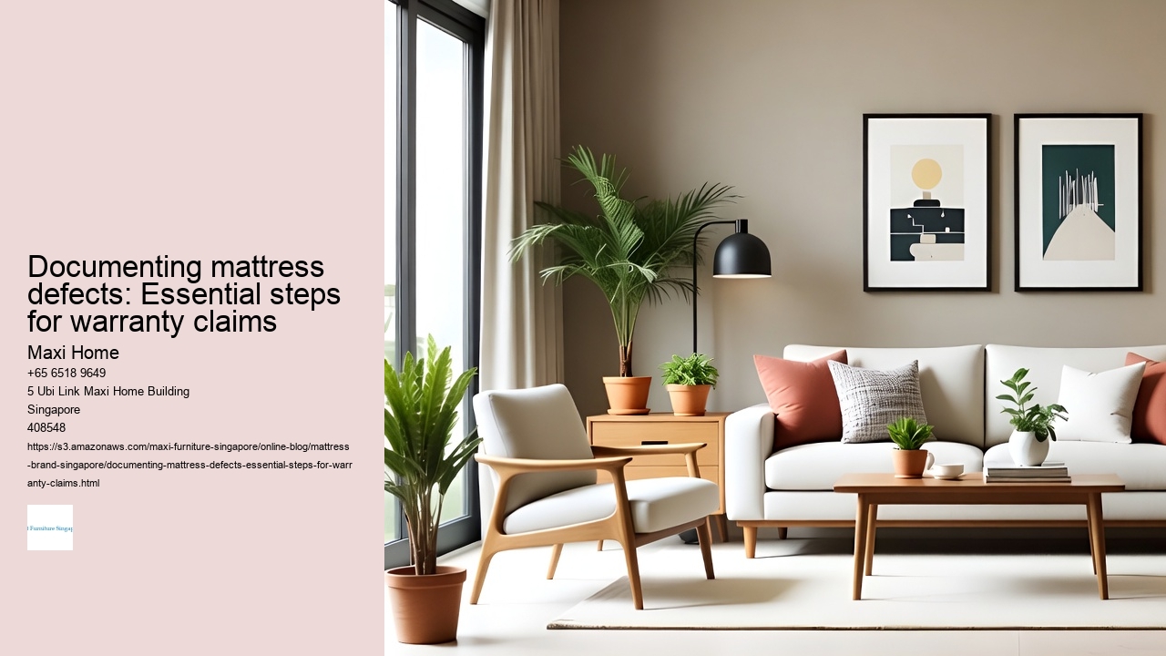 Documenting mattress defects: Essential steps for warranty claims