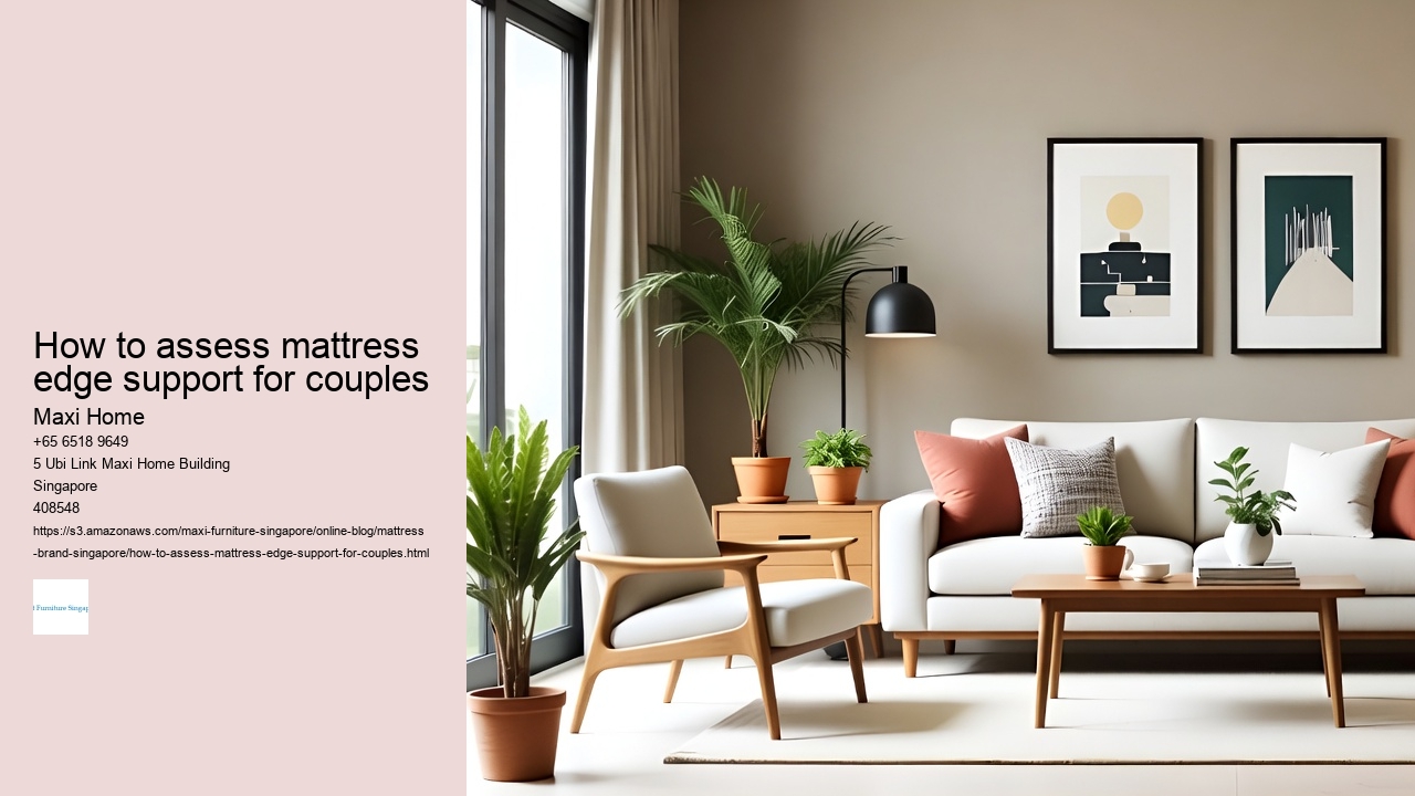 How to assess mattress edge support for couples