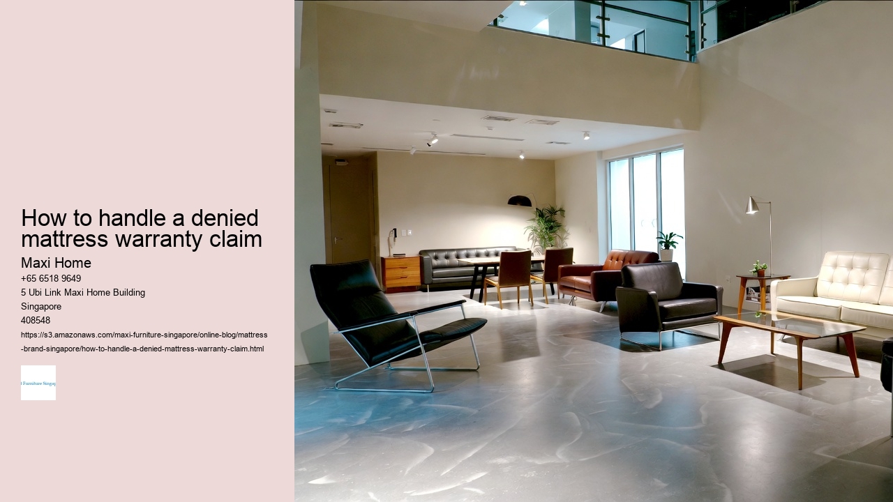 How to handle a denied mattress warranty claim