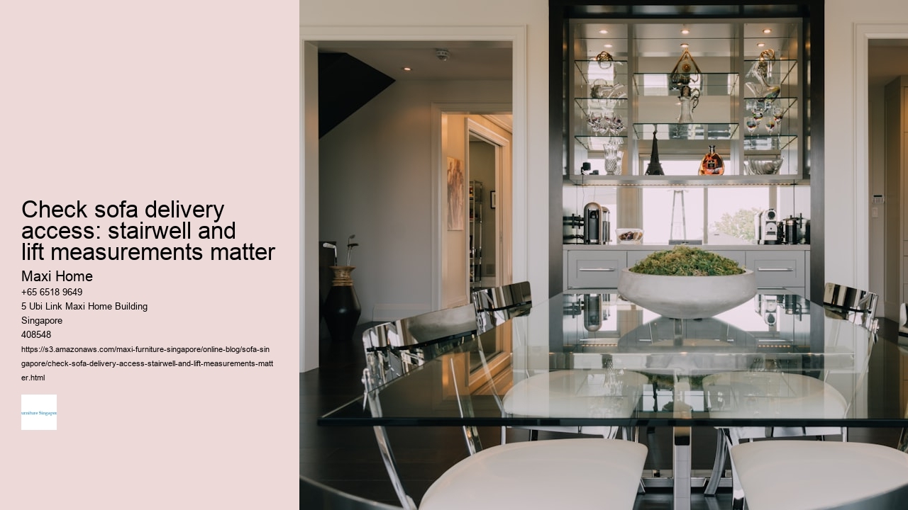 Check sofa delivery access: stairwell and lift measurements matter