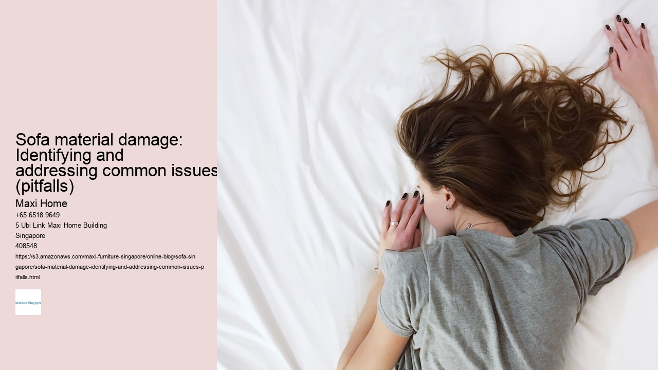 Sofa material damage: Identifying and addressing common issues (pitfalls)