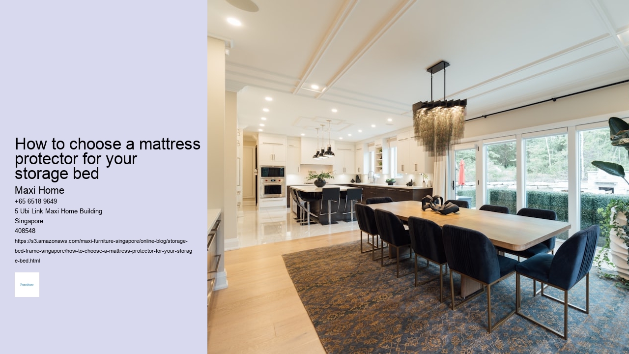 How to choose a mattress protector for your storage bed