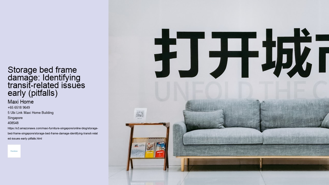 Storage bed frame damage: Identifying causes and solutions