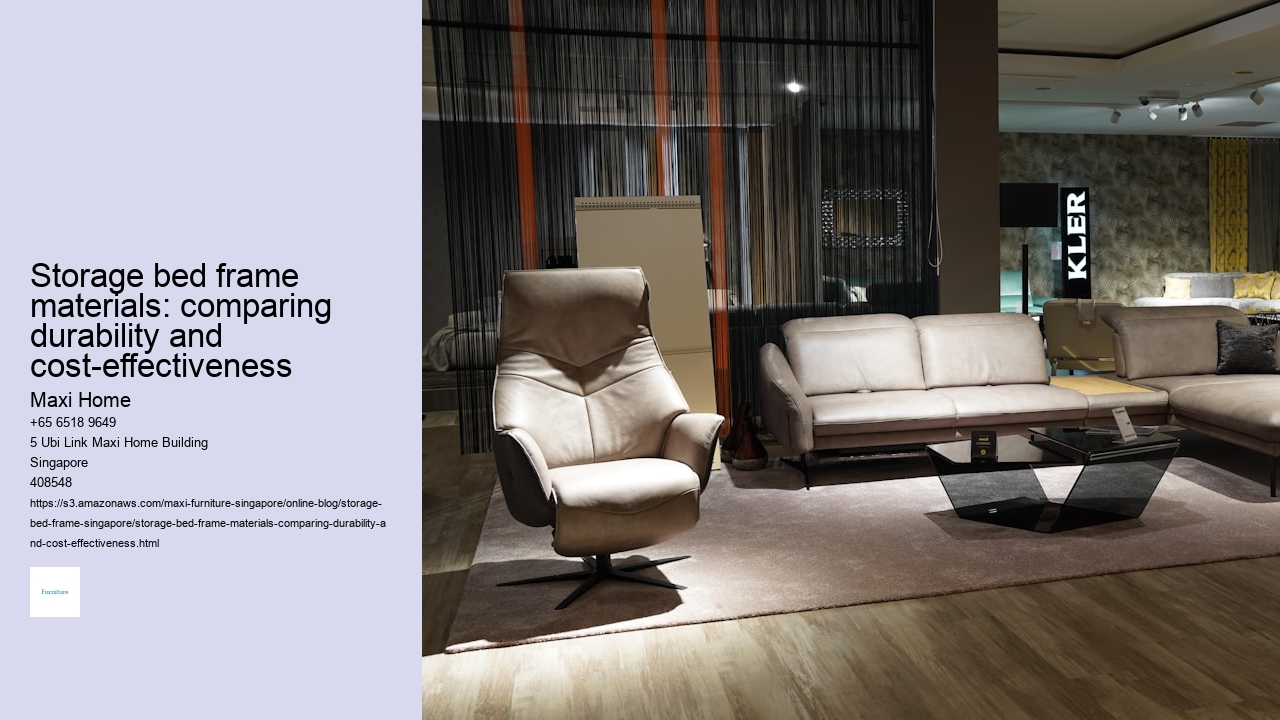 Storage bed frame materials: Evaluating quality and longevity