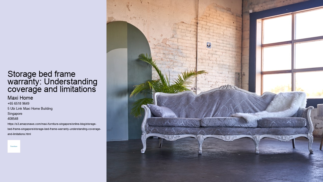 Storage bed frame warranty: Understanding coverage and limitations