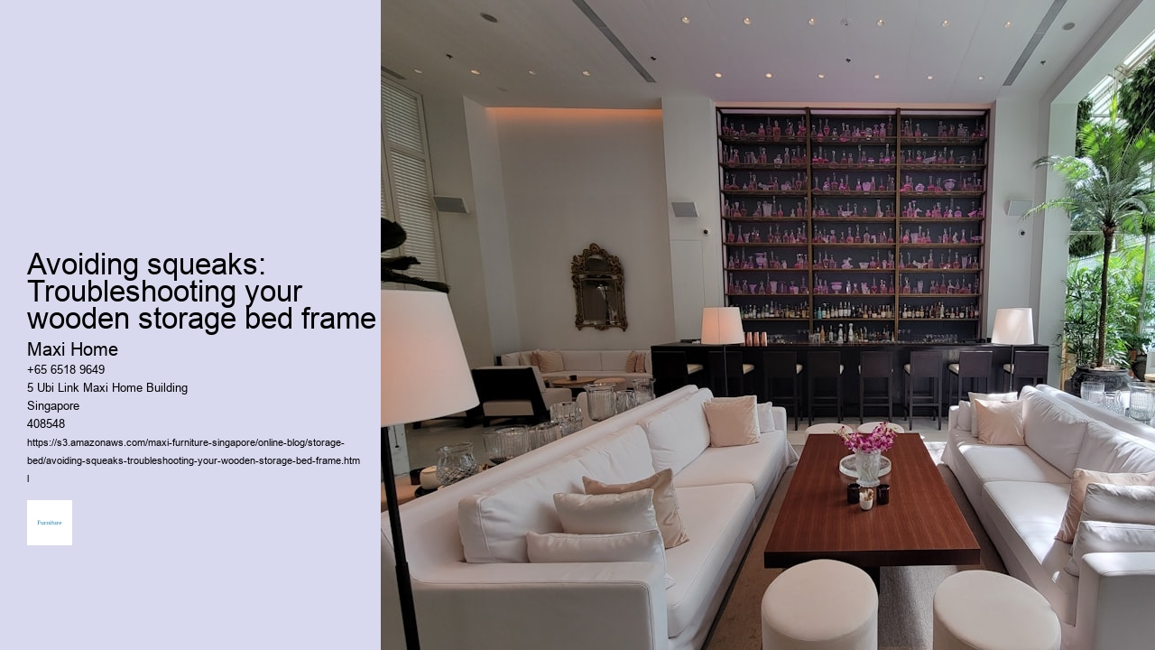 Avoiding squeaks: Troubleshooting your wooden storage bed frame