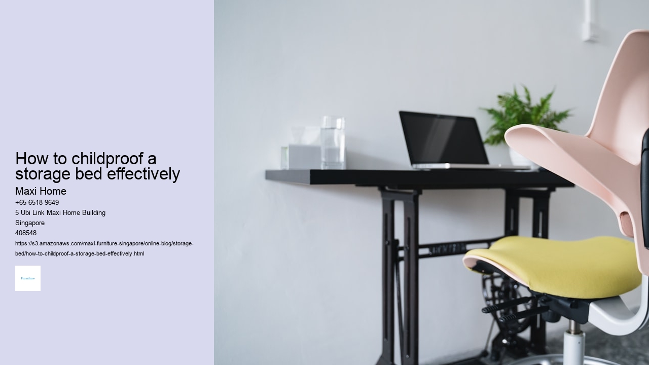 How to childproof a storage bed effectively