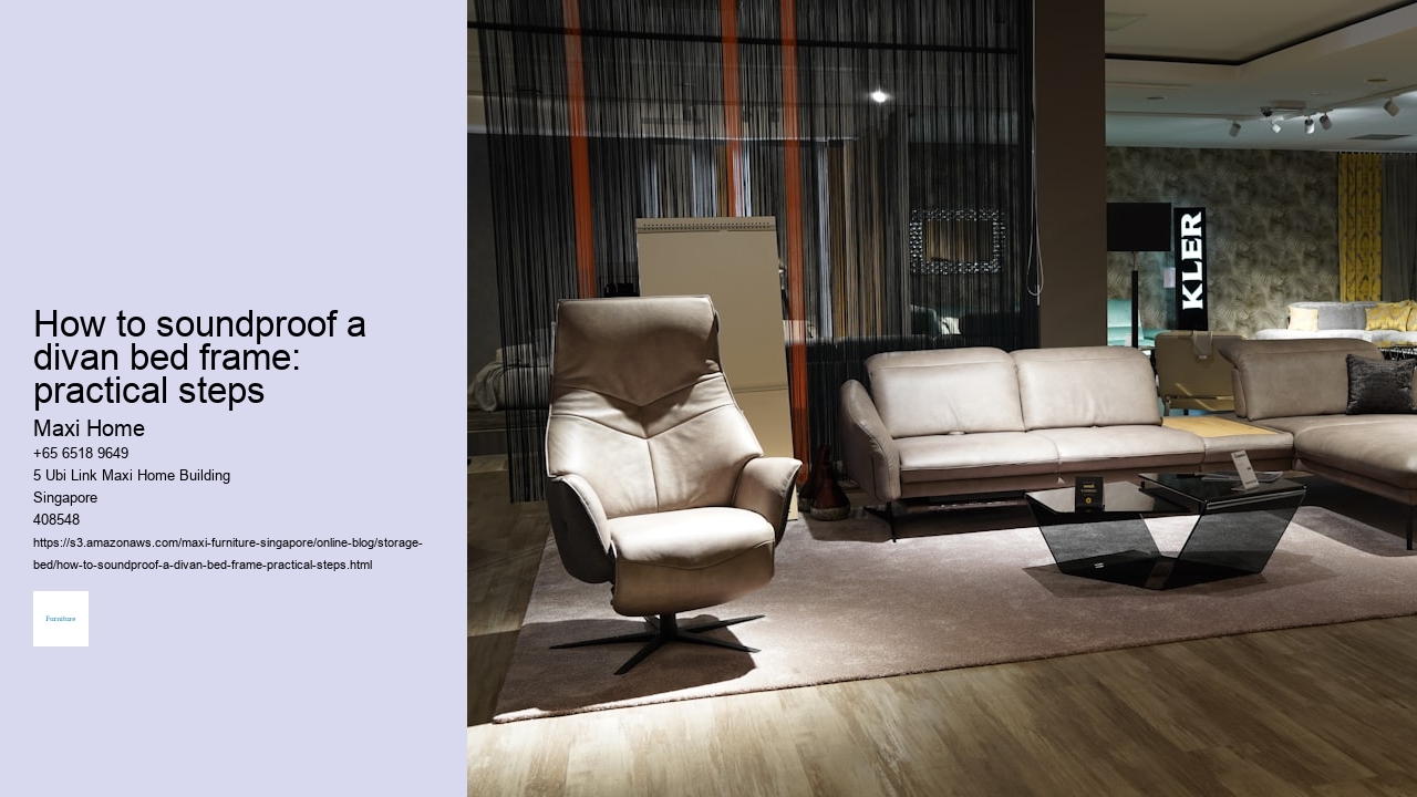 How to soundproof a divan bed frame: practical steps Maxi Home How to soundproof a divan bed frame: practical steps