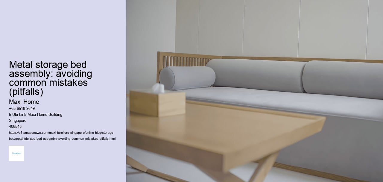 Metal storage bed assembly: avoiding common mistakes (pitfalls)