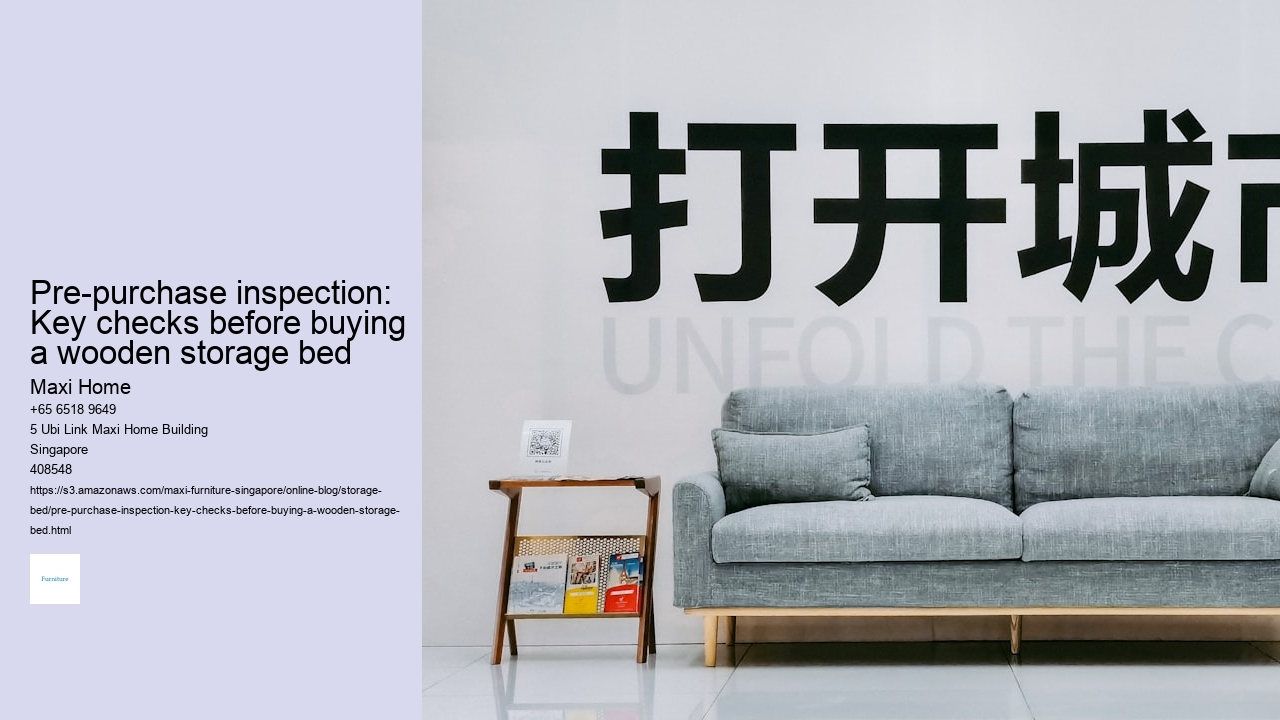 Pre-purchase inspection: Key checks before buying a wooden storage bed Maxi Home Pre-purchase inspection: Key checks before buying a wooden storage bed