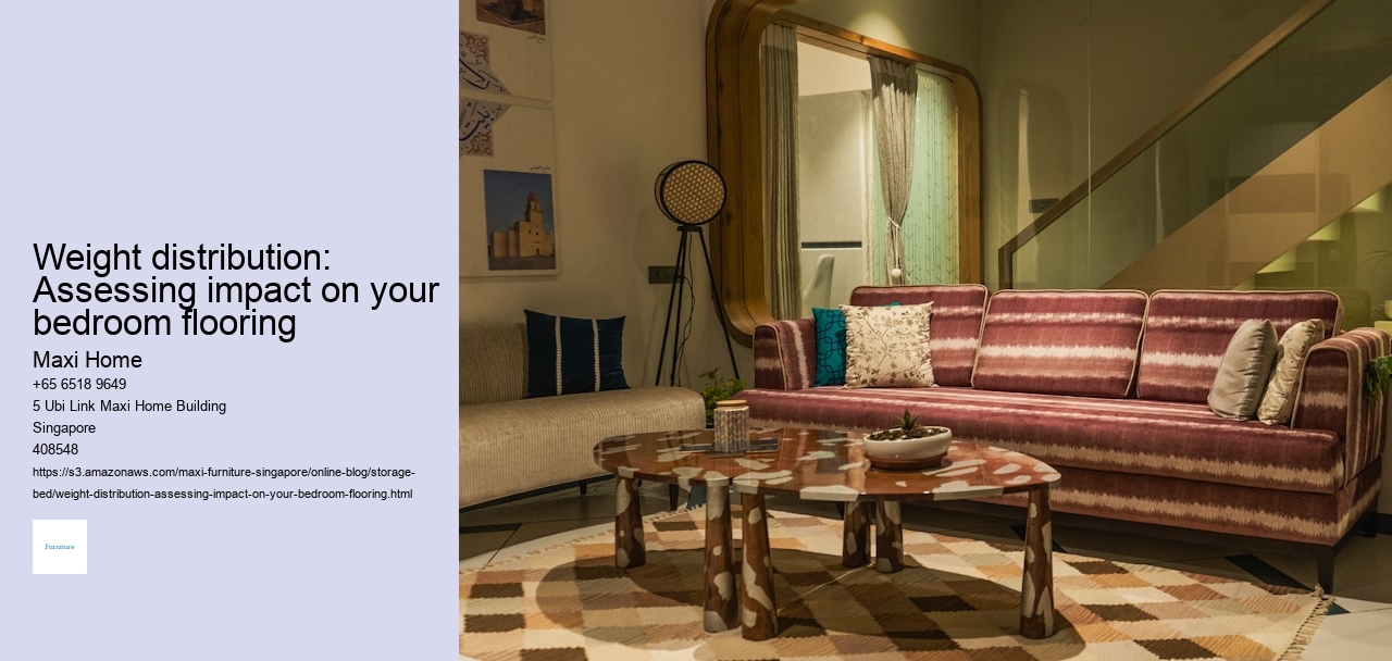 Weight distribution: Assessing impact on your bedroom flooring