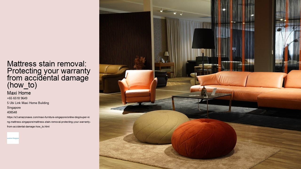 Mattress stain removal: Protecting your warranty from accidental damage (how_to)