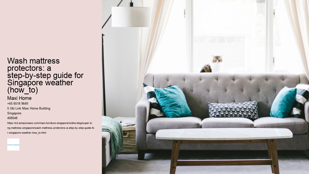 Wash mattress protectors: a step-by-step guide for Singapore weather (how_to)