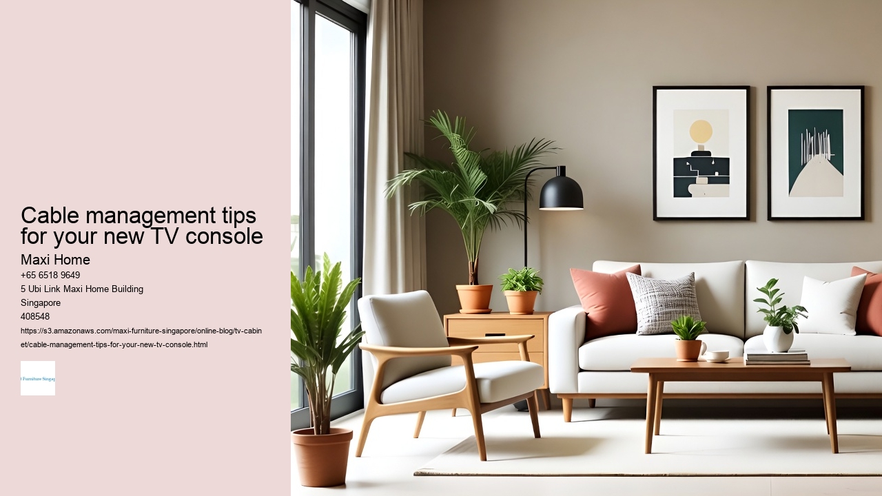 Cable management tips for your new TV console Maxi Home Cable management tips for your new TV console