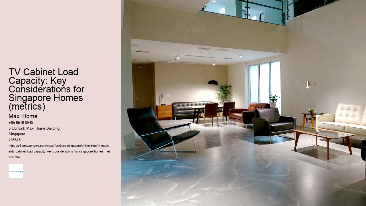 TV Cabinet Load Capacity: Key Considerations for Singapore Homes (metrics)