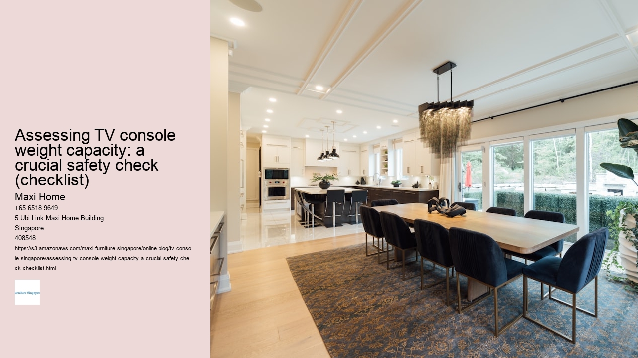 Assessing TV console weight capacity: a crucial safety check (checklist)