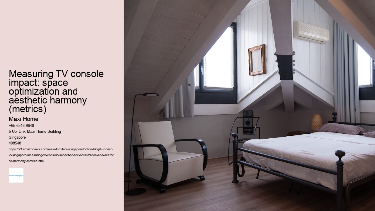 Measuring TV console impact: space optimization and aesthetic harmony (metrics)