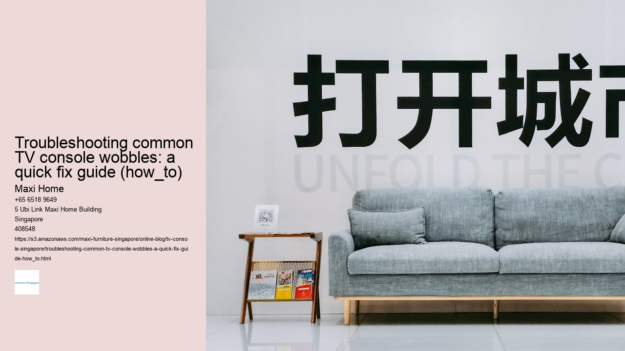 Troubleshooting common TV console wobbles: a quick fix guide (how_to) Maxi Home Troubleshooting common TV console wobbles: a quick fix guide (how_to)