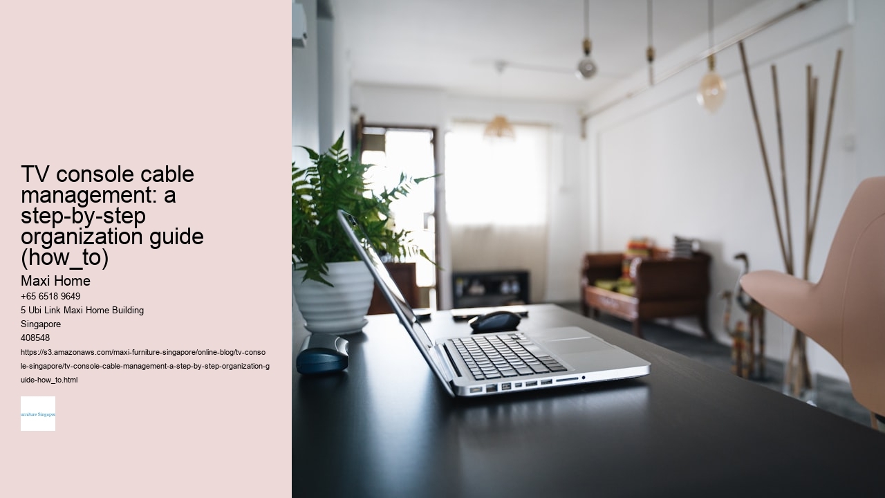 TV console cable management: a step-by-step organization guide (how_to) Maxi Home TV console cable management: a step-by-step organization guide (how_to)