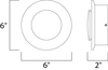 ET2 Alumilux Sconce Wall Sconce Model: E41376-WT Line Drawing