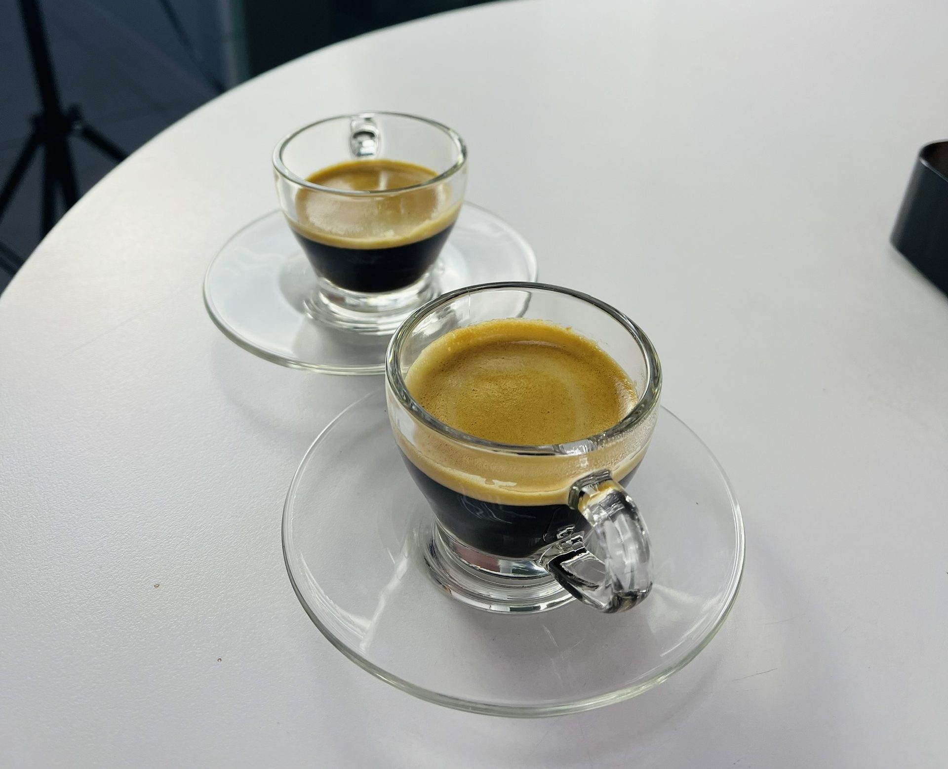 Espresso có lớp crema dày, đẹp