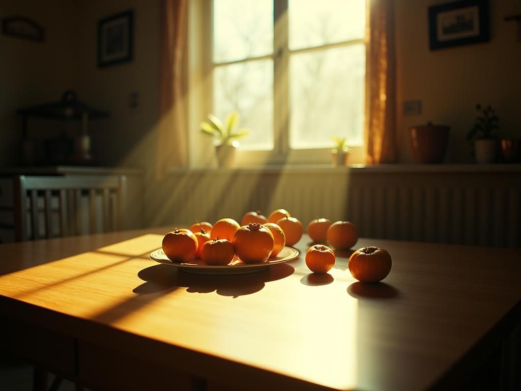 Prompt: Vintage Film Still Life