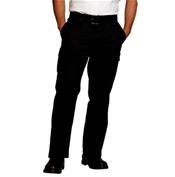 Men's Black P/C Twill Pants