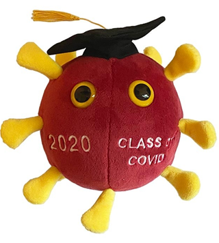 McCoy Medical: Giant Microbes Graduation 2020 Class of Covid : 846869010909  : GiantMicrobes : Products : Accessories : Gift Items : Plush
