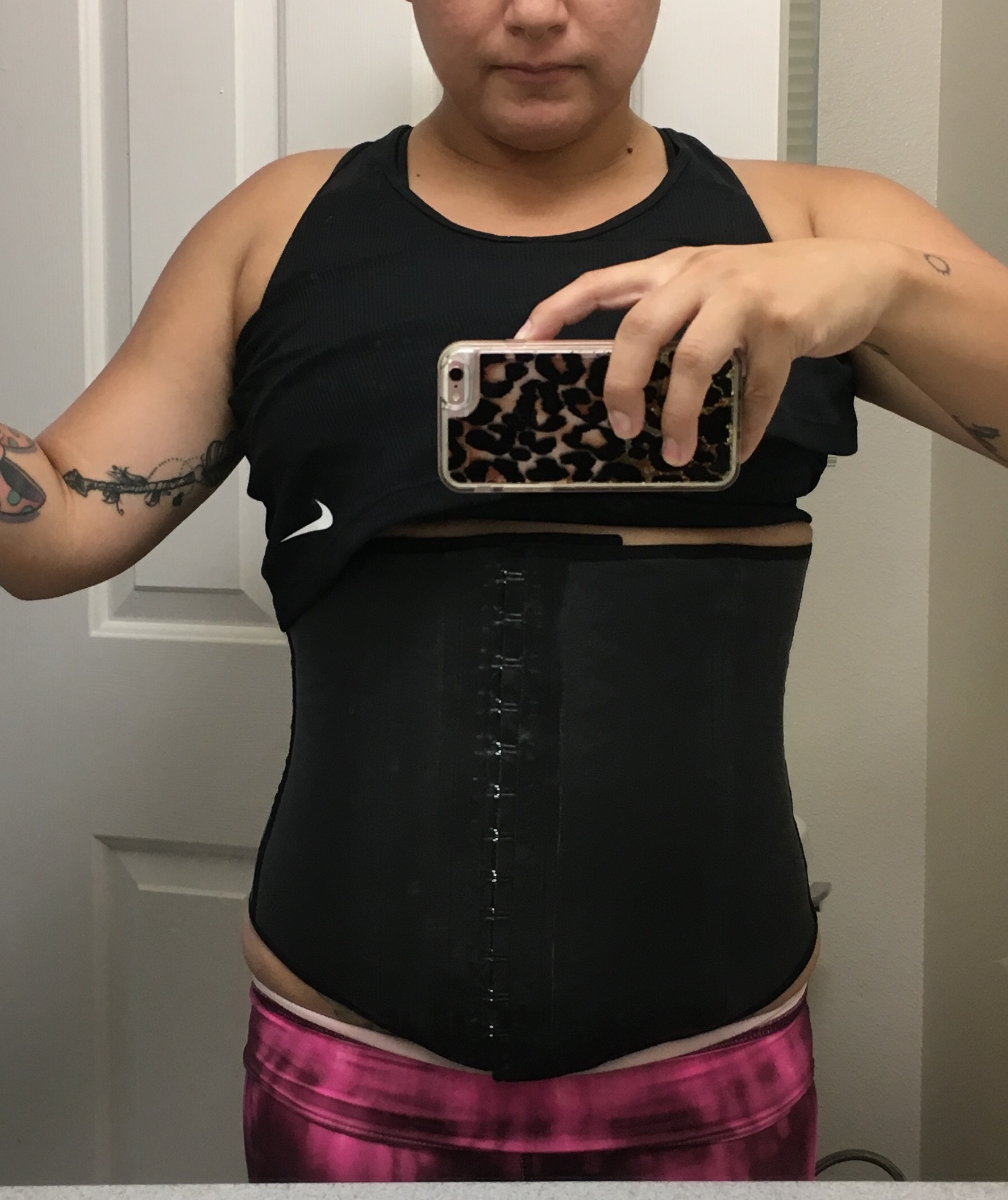 Aggressive Long Black 3 Hk Waist Trainer BodyCinchers