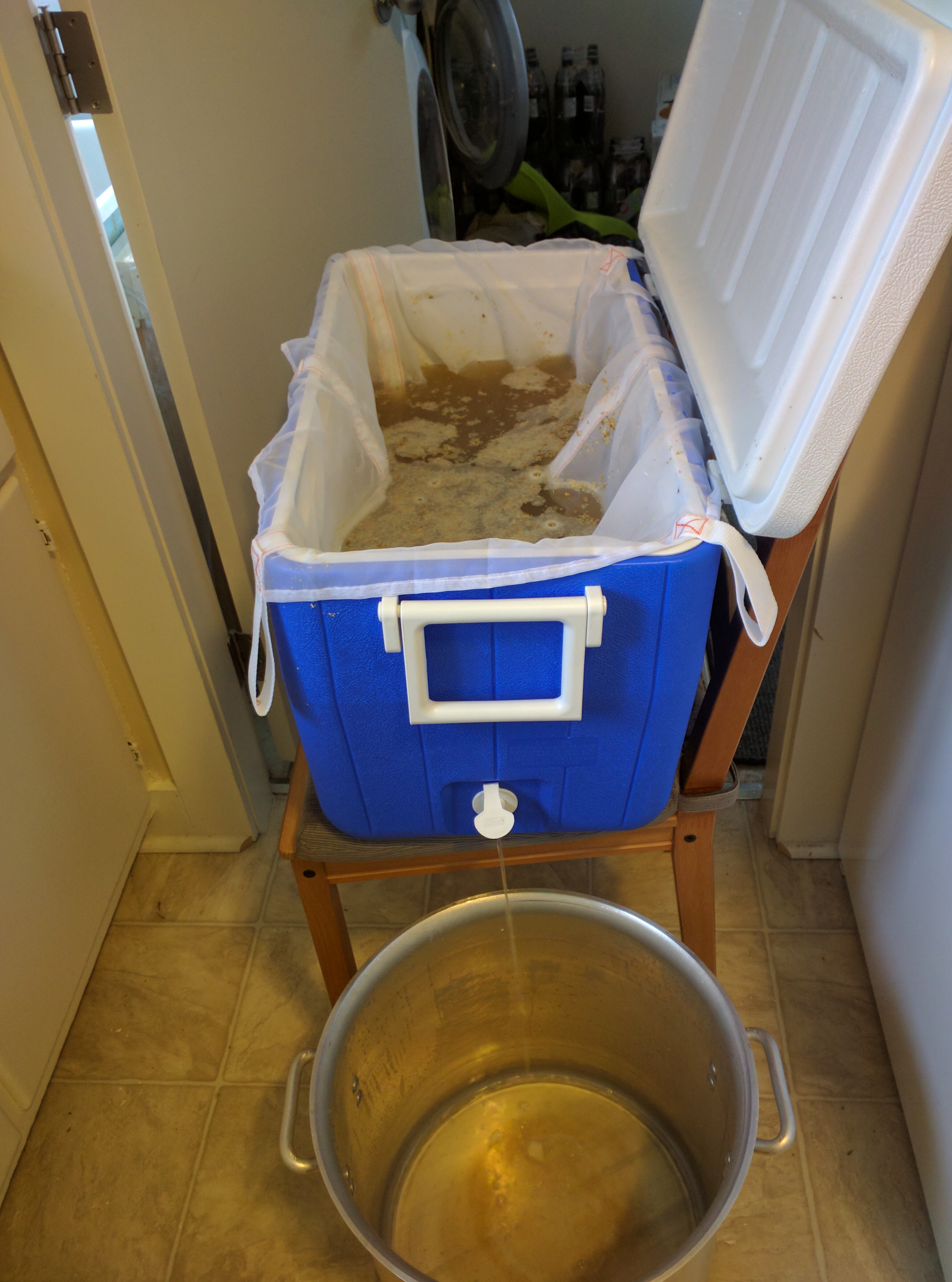 The Brew Bag for Coolers Brew In A Bag Mash Tun Filter.