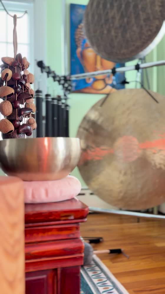 Customer video thumbnail showing natural seed specimens and handmade decor