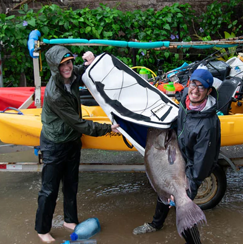 30x10x48 inch Insulated Kayak Cooler Bag, Monster Leakproof Fish Kill