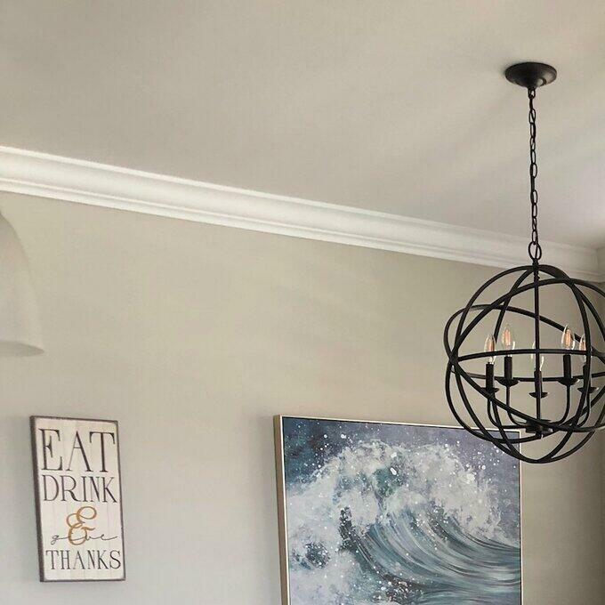 5 Light Unique Globe Chandelier