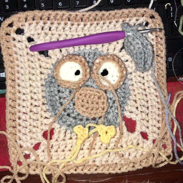 Customer finished square by Kitty