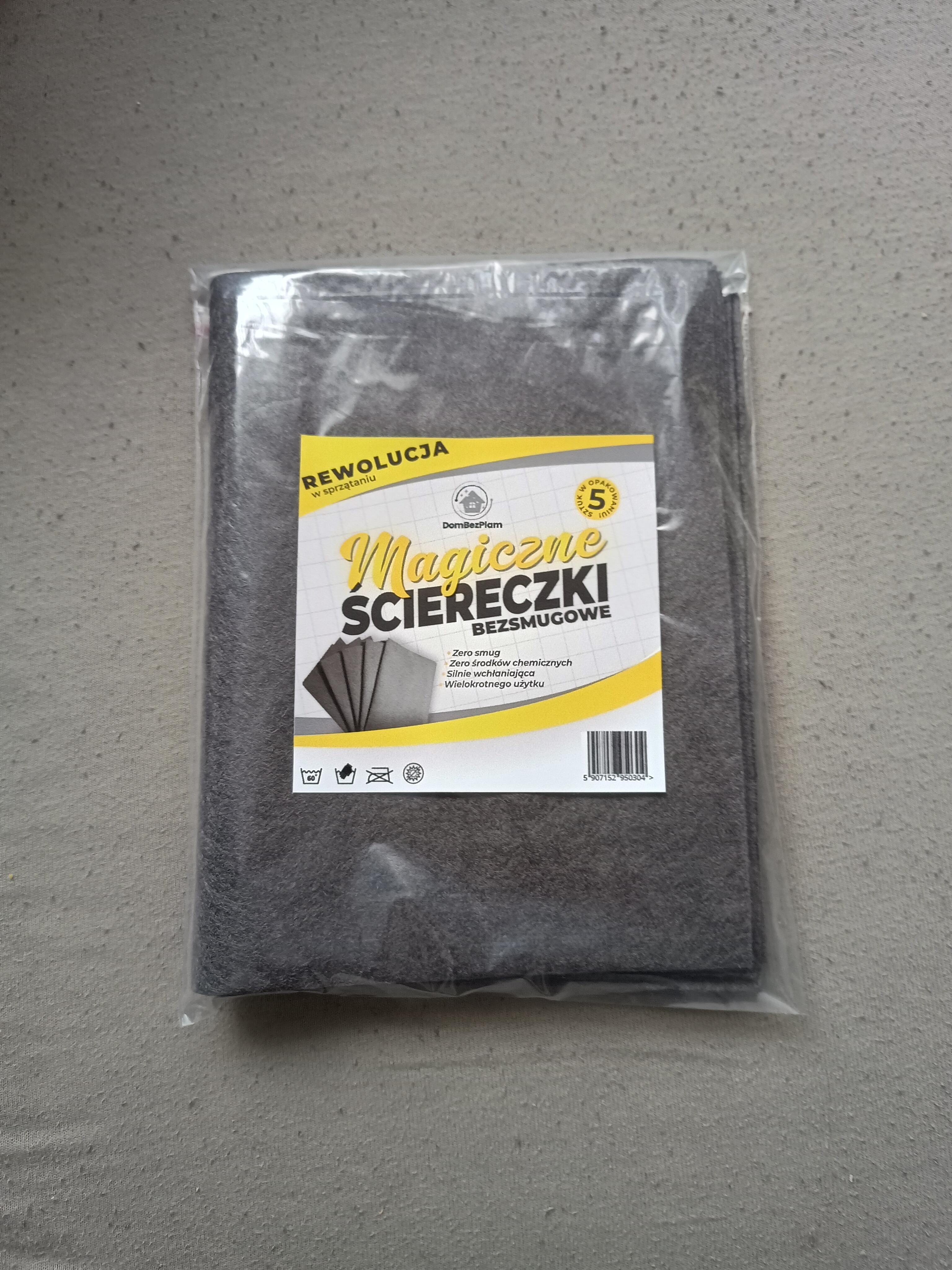 Magiczne Bezsmugowe Ściereczki - DomBezPlam (5szt.) 30x20cm photo review